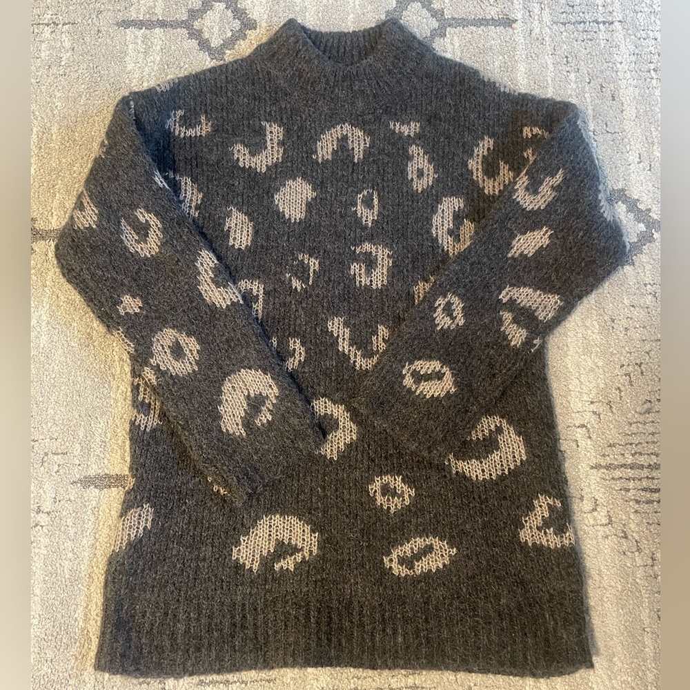 Cheetah print sweater